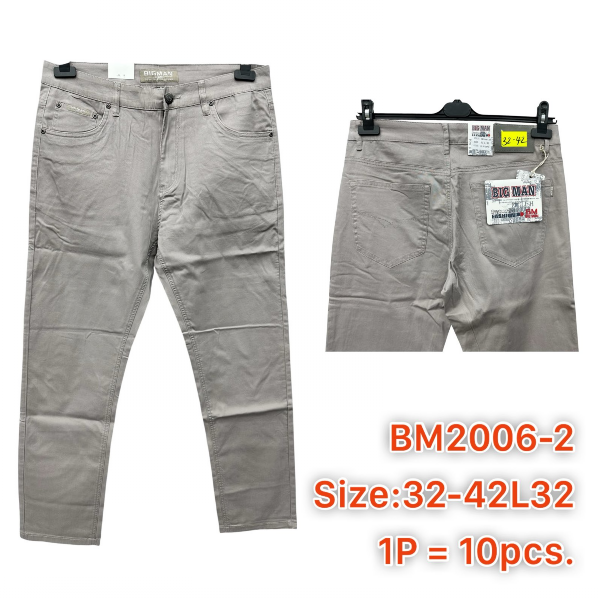 Spodnie męskie jeans Roz 32-42, 1 Kolor .Paczka 10 szt